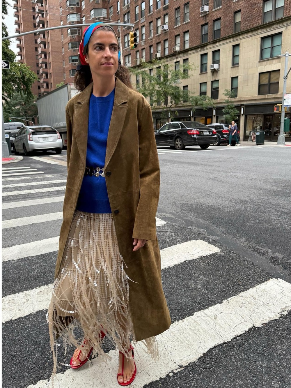 Zara SEQUIN FRINGE MIDI SKIRT - Picture 10 of 12